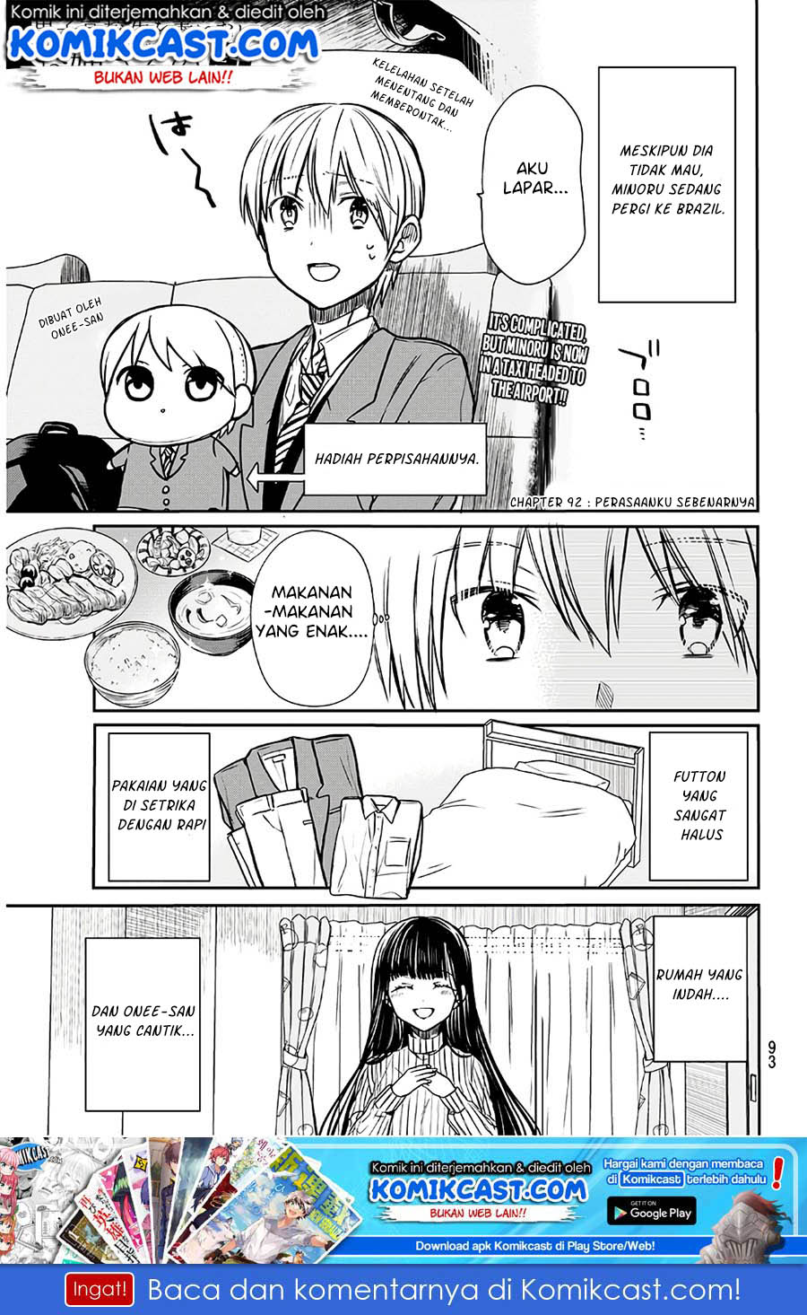 Manga Danshi Koukousei wo Yashinaitai Onee-san no Hanashi Chapter 92 gambar 2
