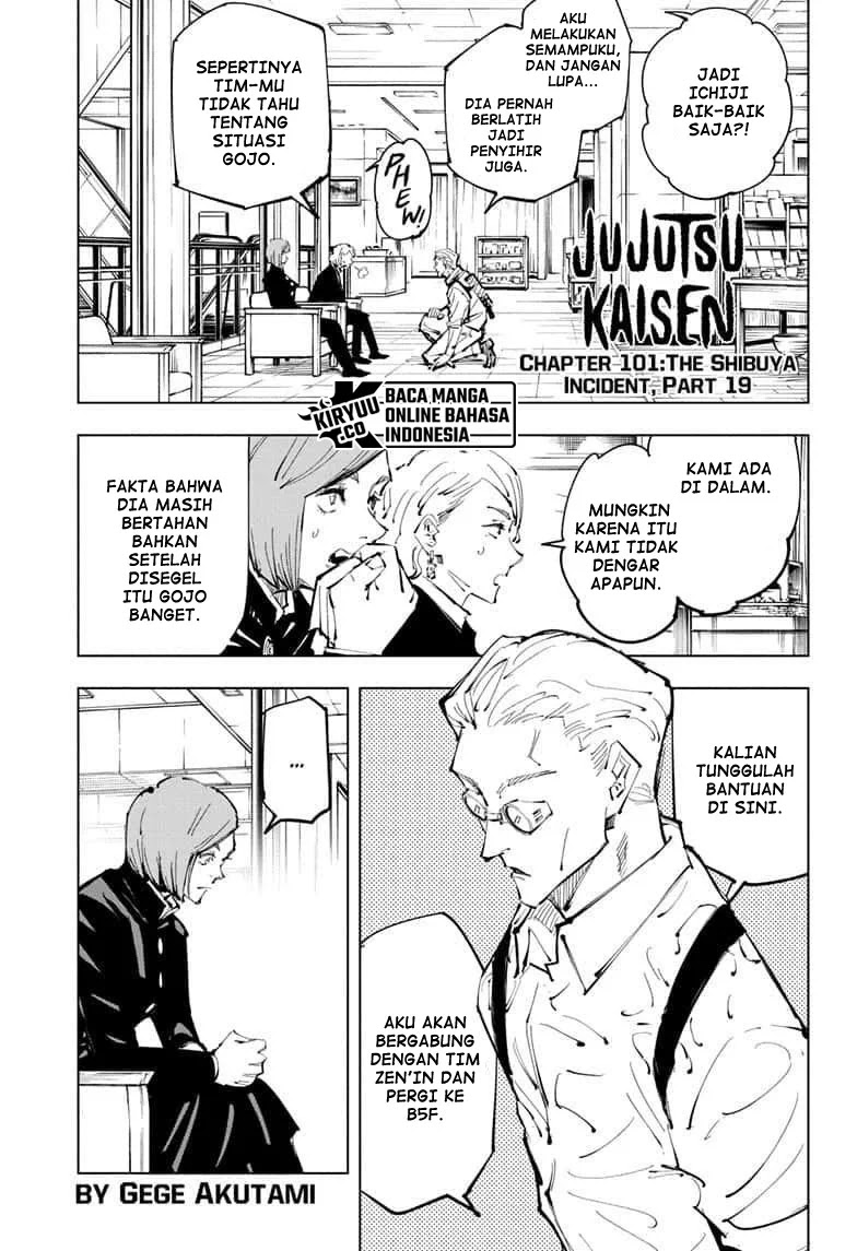 Manga Jujutsu Kaisen Chapter 101 gambar 2