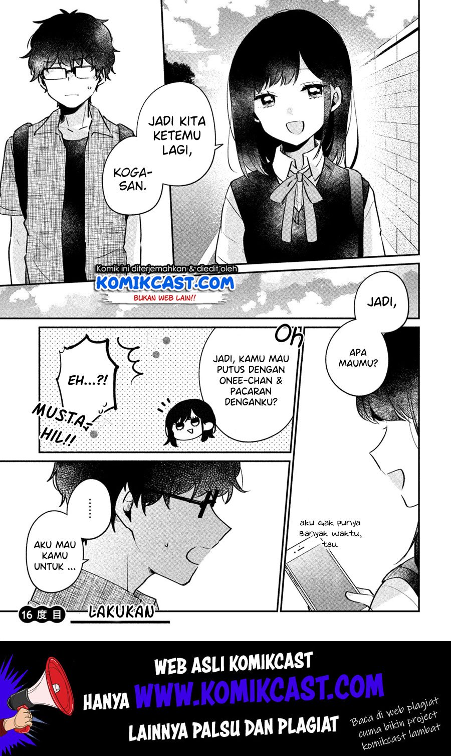 Manga It’s Not Meguro-san’s First Time Chapter 16 gambar 2