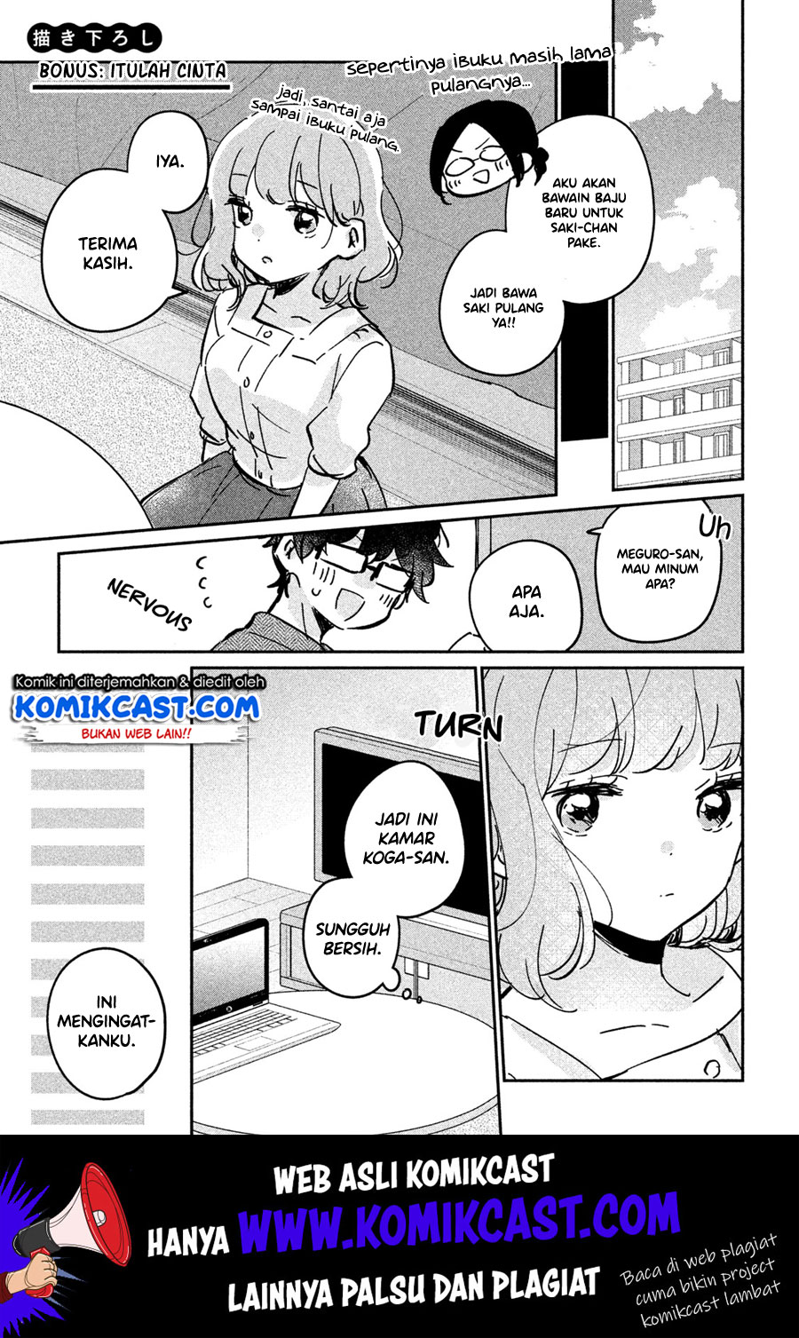 Manga It’s Not Meguro-san’s First Time Chapter 16.5 gambar 2