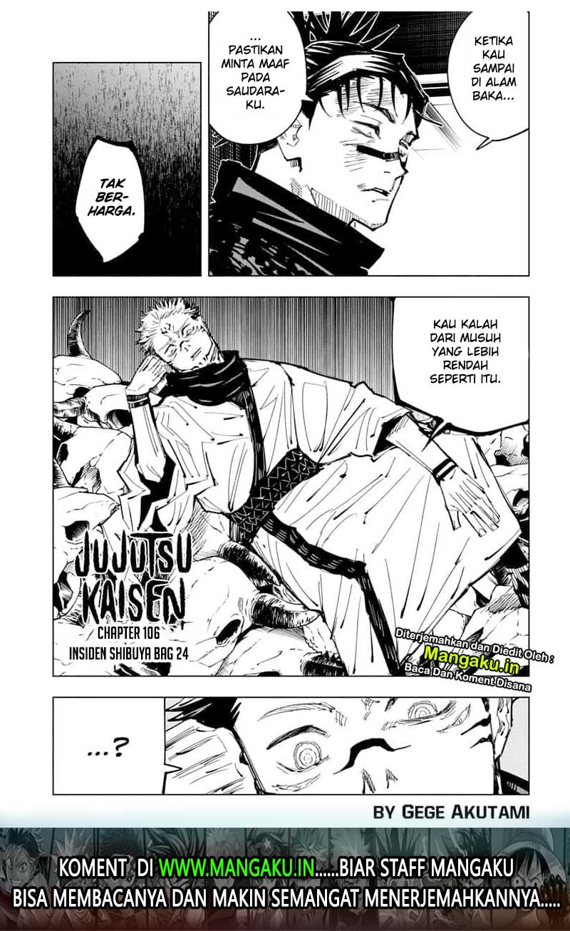 Manga Jujutsu Kaisen Chapter 106 gambar 2