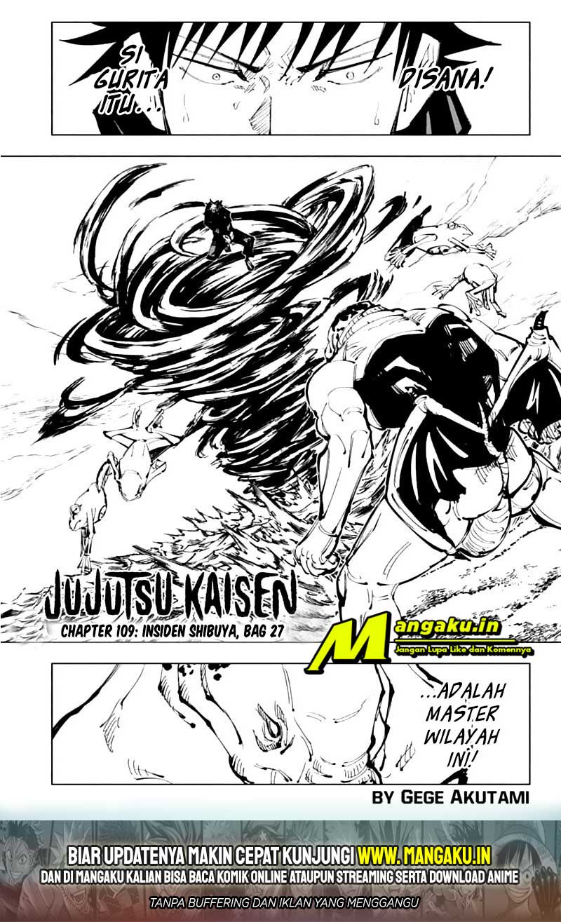 Manga Jujutsu Kaisen Chapter 109 gambar 2