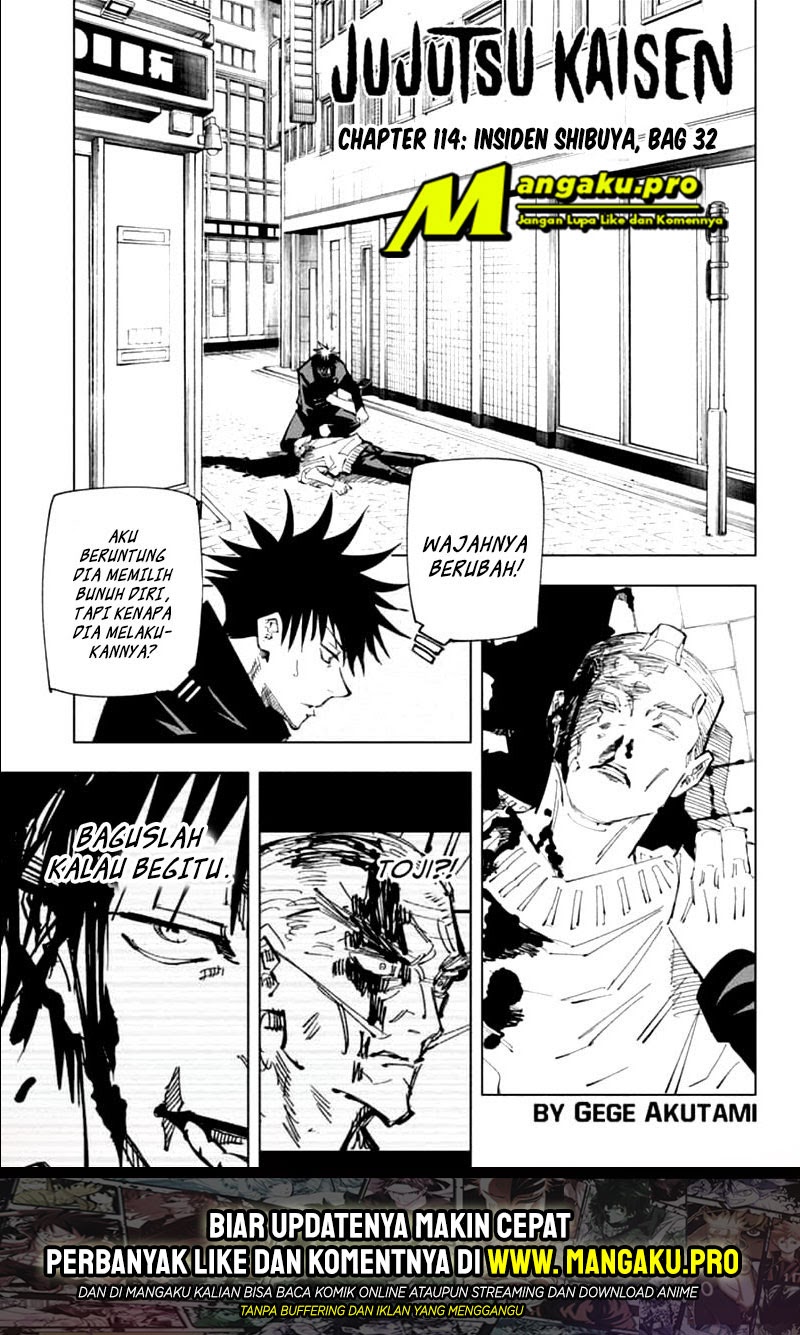 Manga Jujutsu Kaisen Chapter 114 gambar 2