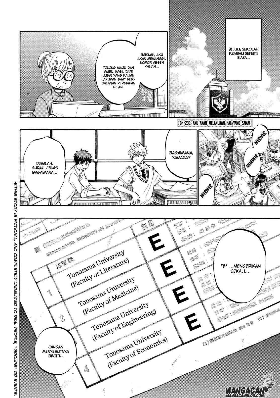 Manga Yamada-kun to 7-nin no Majo Chapter 230 gambar 2