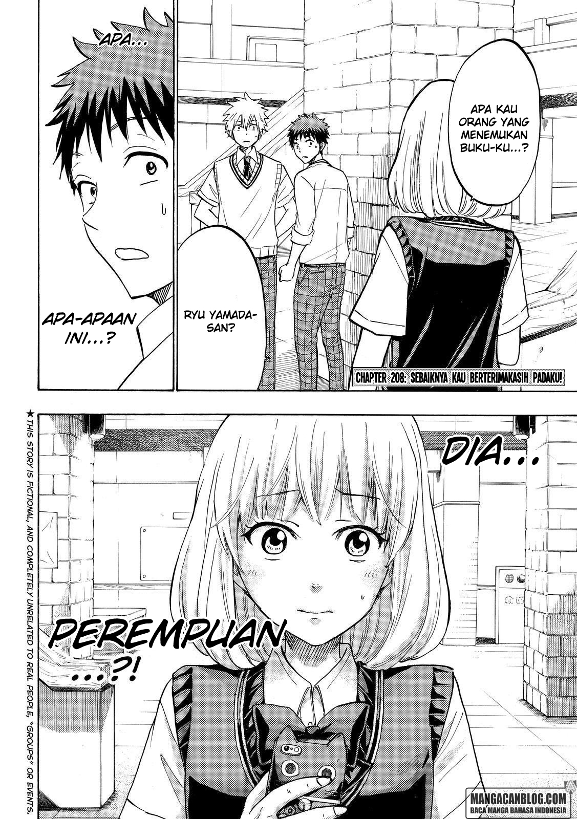 Manga Yamada-kun to 7-nin no Majo Chapter 208 gambar 2