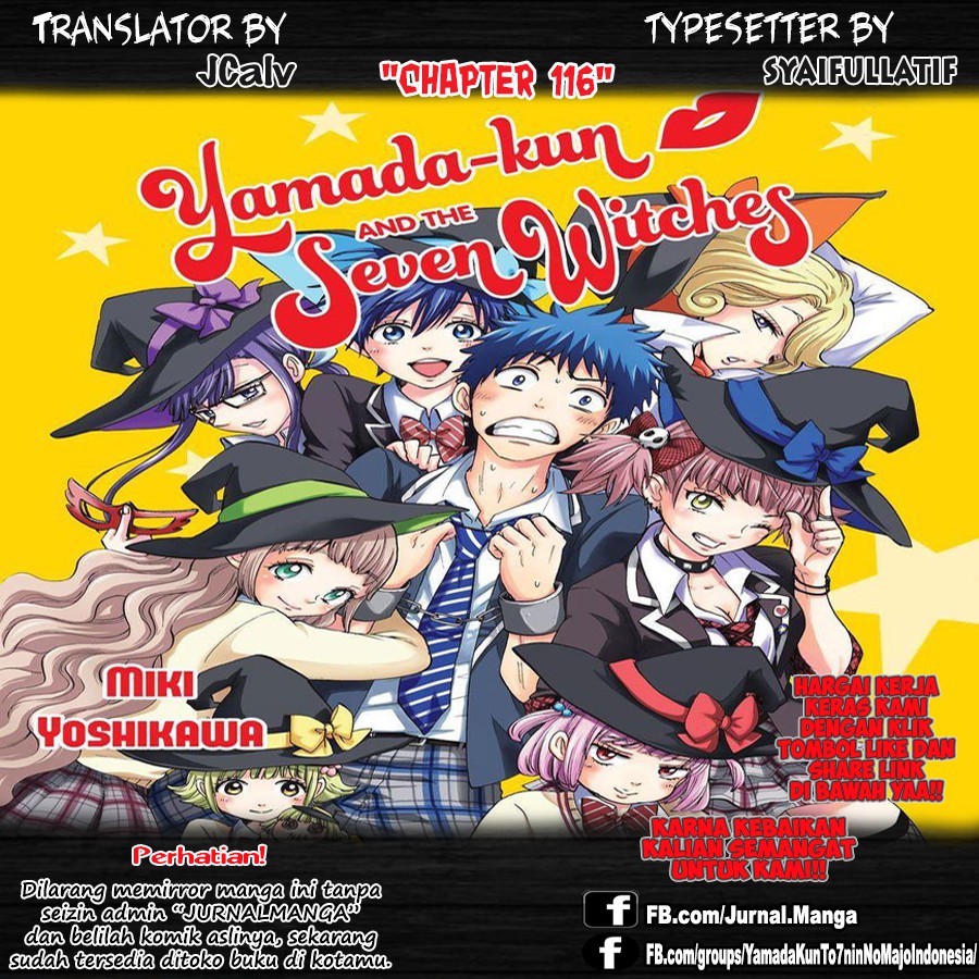 Komik Yamada-kun to 7-nin no Majo Chapter 116 gambar 1