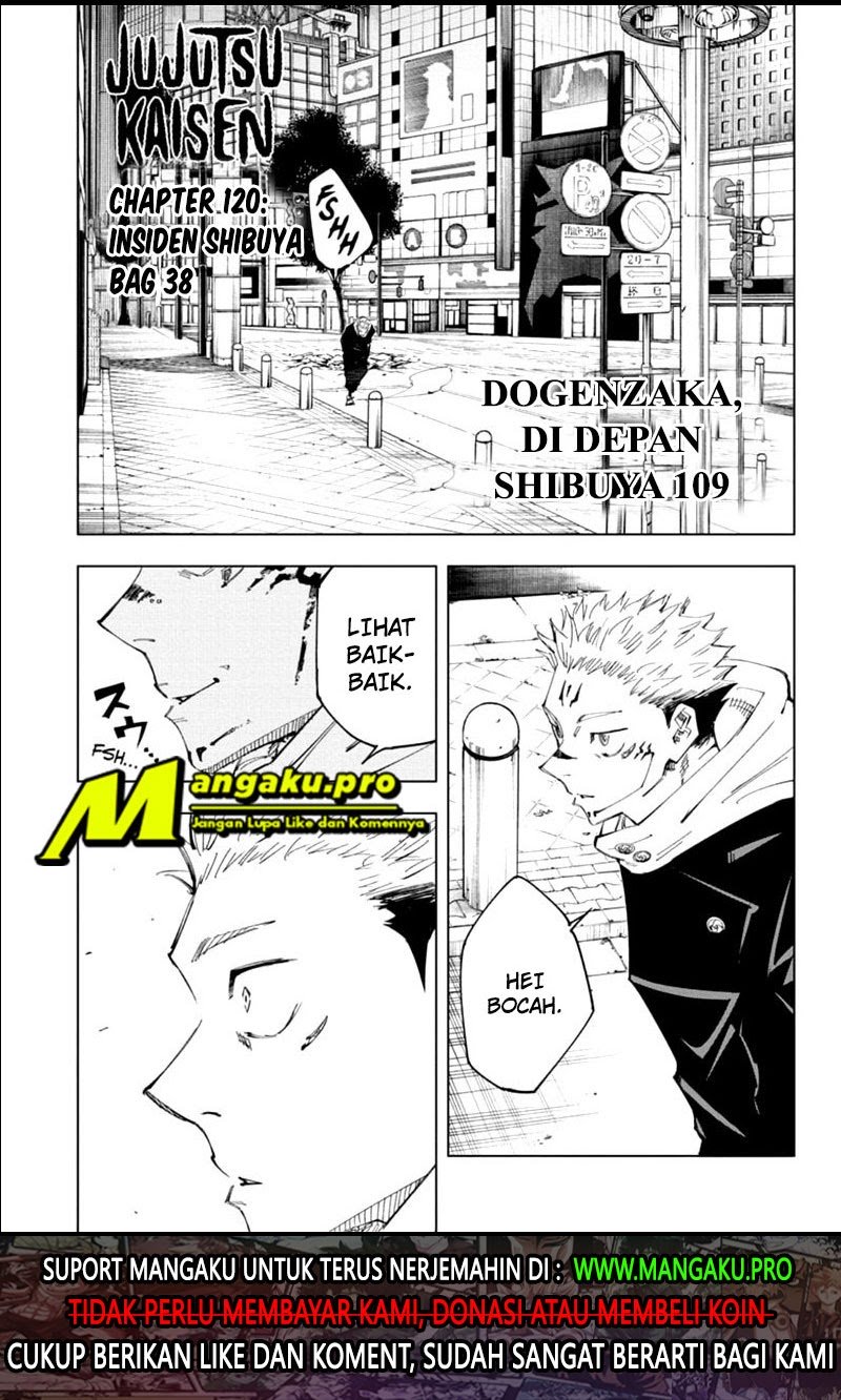 Manga Jujutsu Kaisen Chapter 120 gambar 2