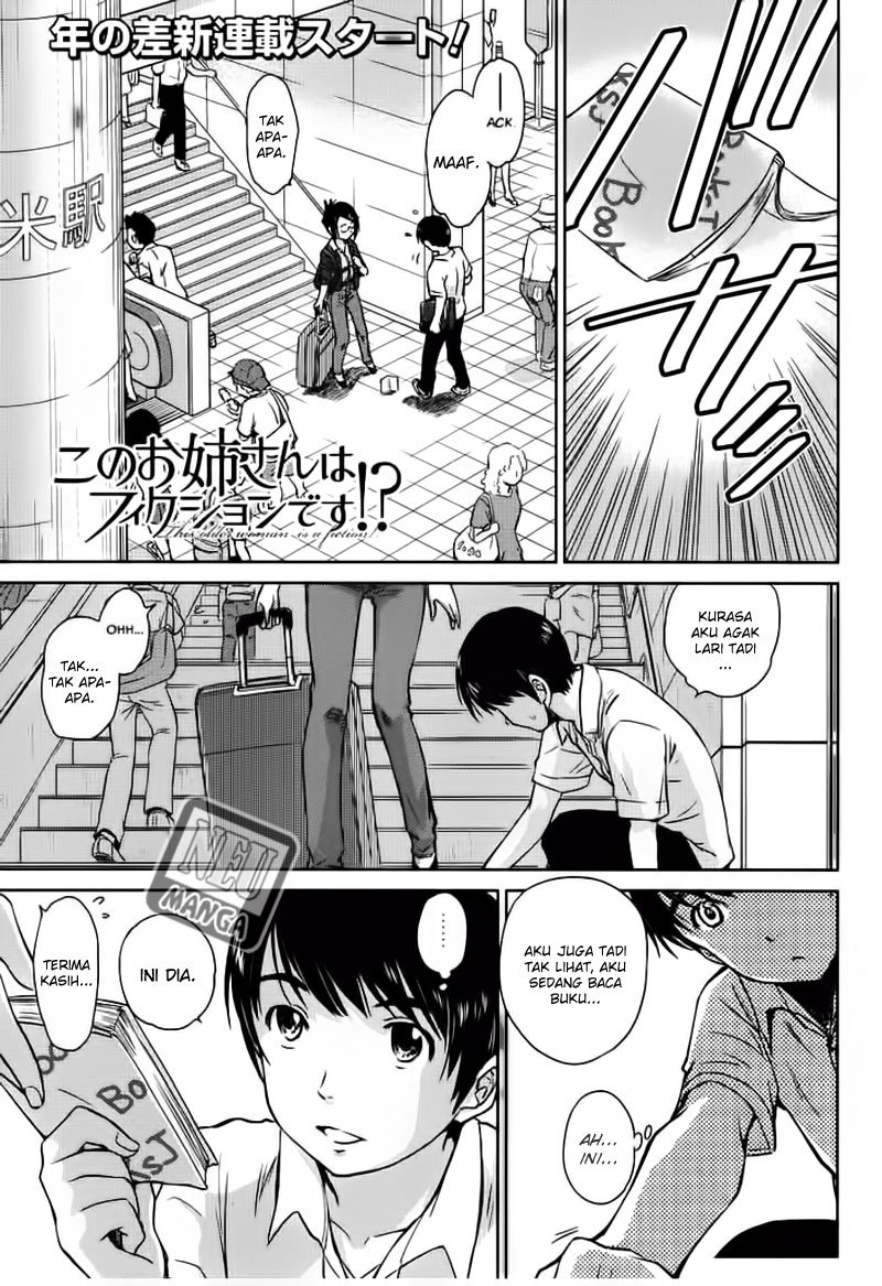 Manga Kono Oneesan wa Fiction desu!? Chapter 01 gambar 2