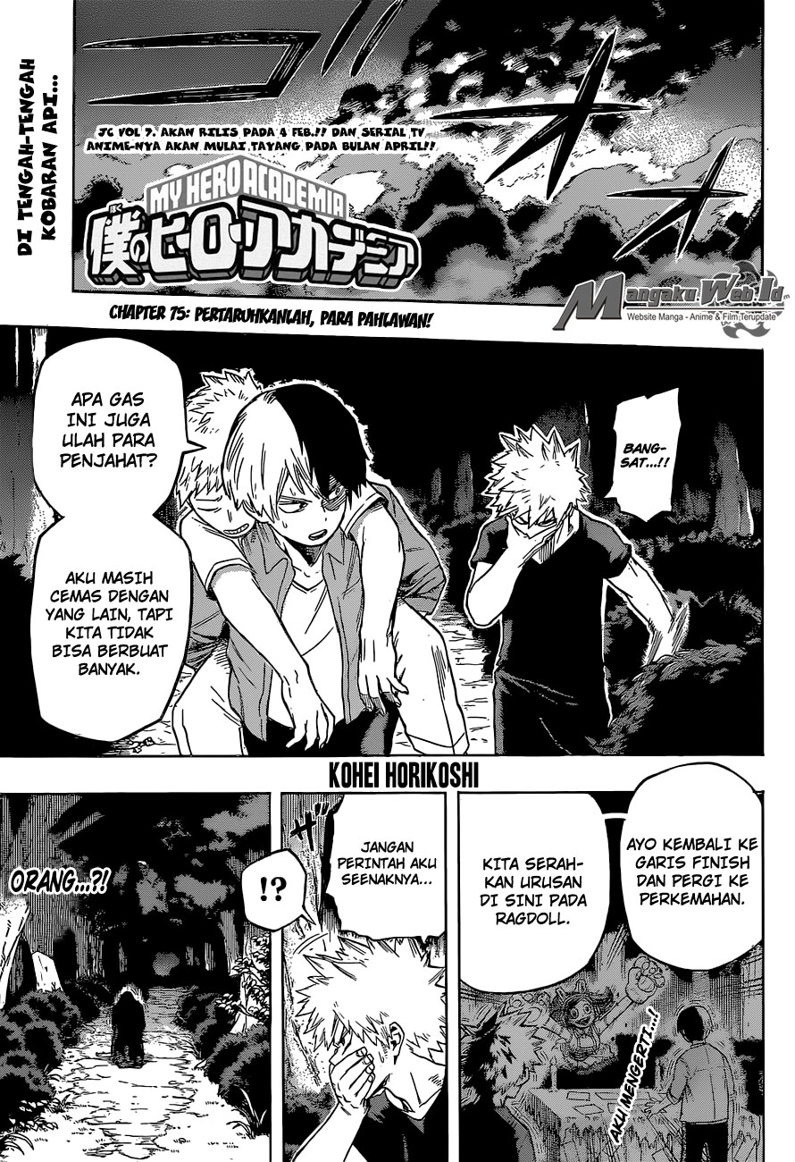 Manga Boku no Hero Academia Chapter 75 gambar 2