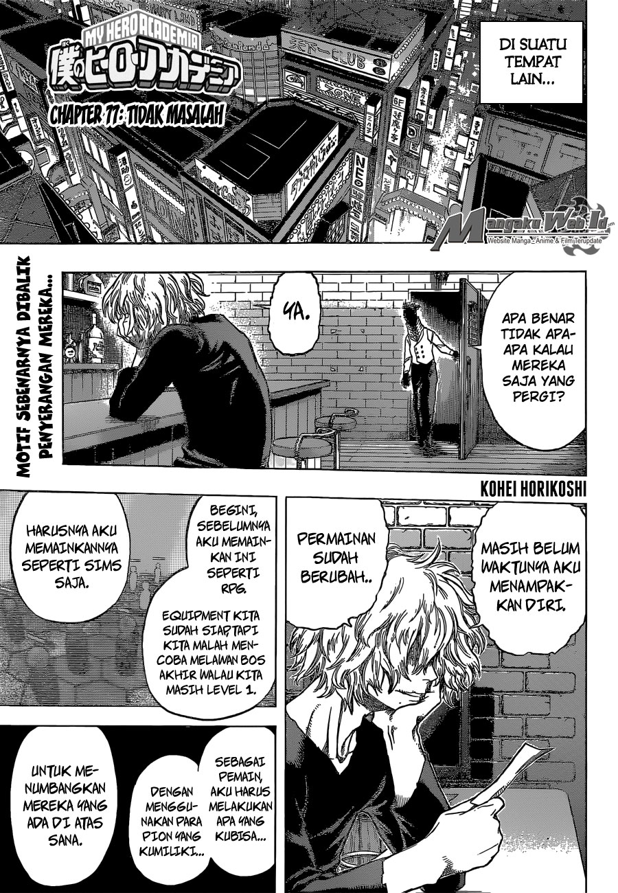Manga Boku no Hero Academia Chapter 77 gambar 2