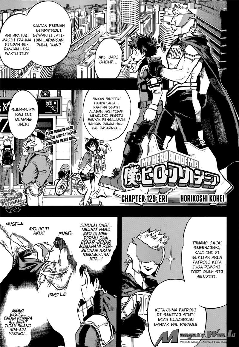 Manga Boku no Hero Academia Chapter 129 gambar 2