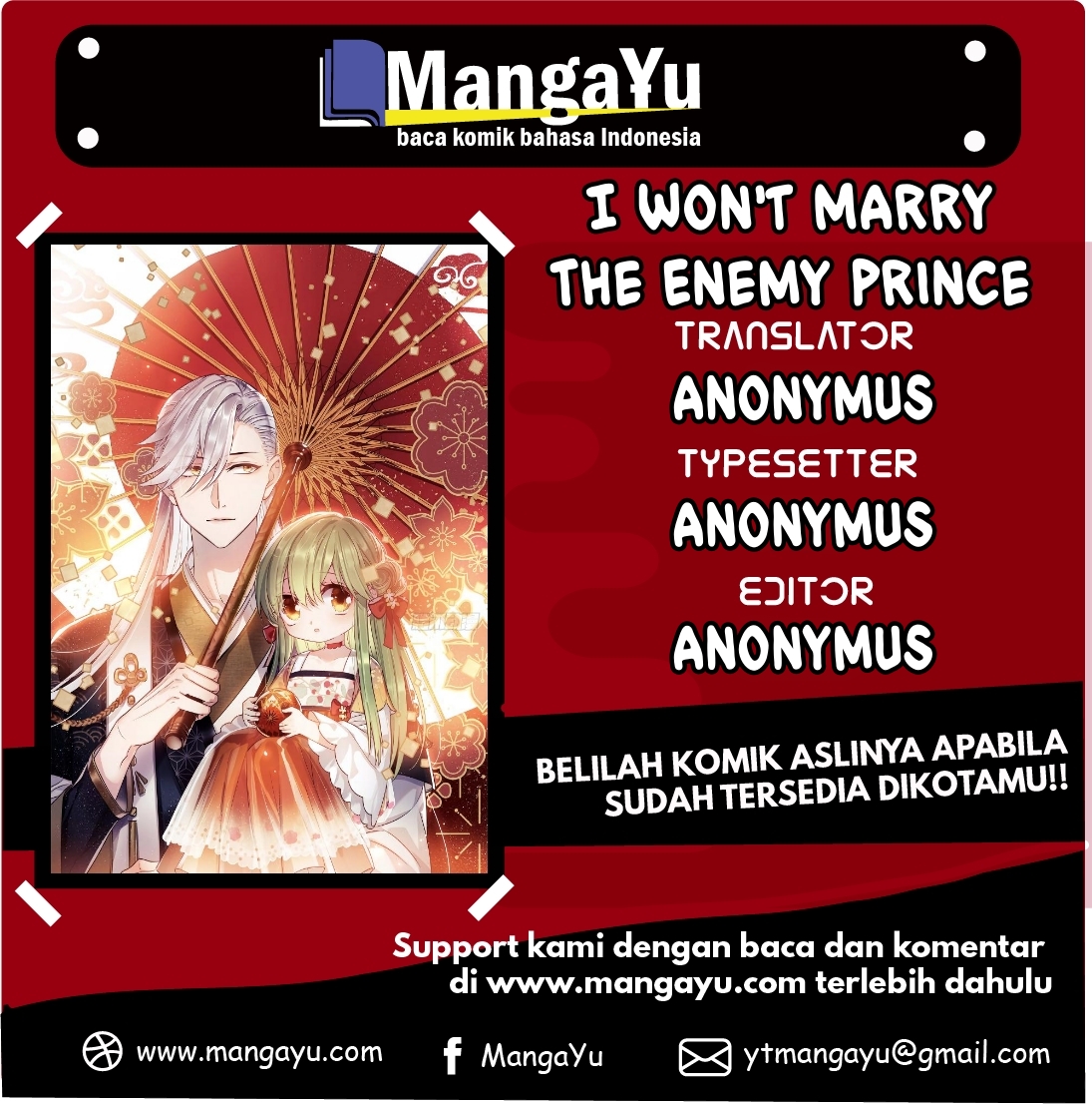 Komik I Won’t Marry The Enemy Prince Chapter 3 gambar 1