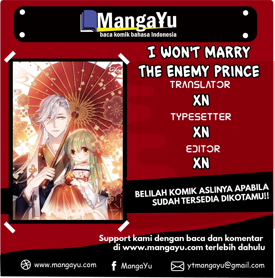 Komik I Won’t Marry The Enemy Prince Chapter 2 gambar 1