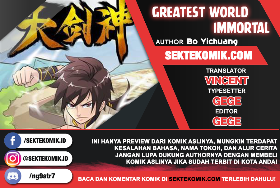 Komik Greatest Sword Immortal Chapter 35 gambar 1