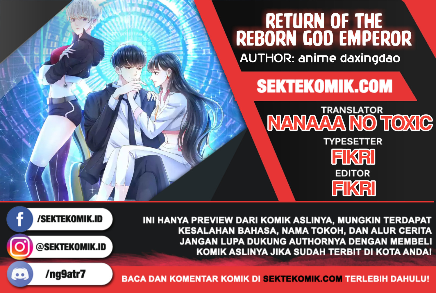 Komik Return of the Reborn God Emperor Chapter 02 gambar 1