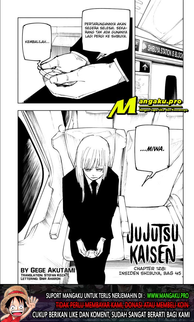 Manga Jujutsu Kaisen Chapter 128 gambar 2