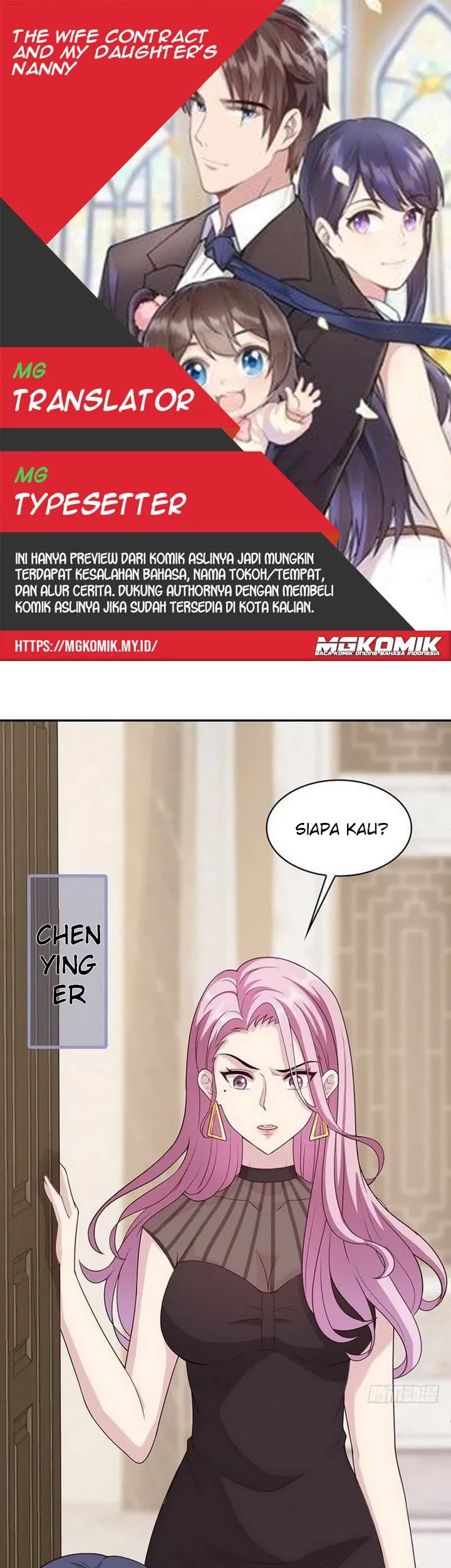 Komik The Wife Contract and My Daughter’s Nanny Chapter 28 gambar 1
