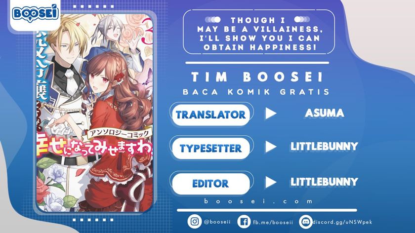 Komik Though I May Be a Villainess, I’ll Show You I Can Obtain Happiness! Chapter 04 gambar 1