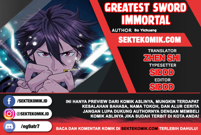 Komik Greatest Sword Immortal Chapter 70 gambar 1
