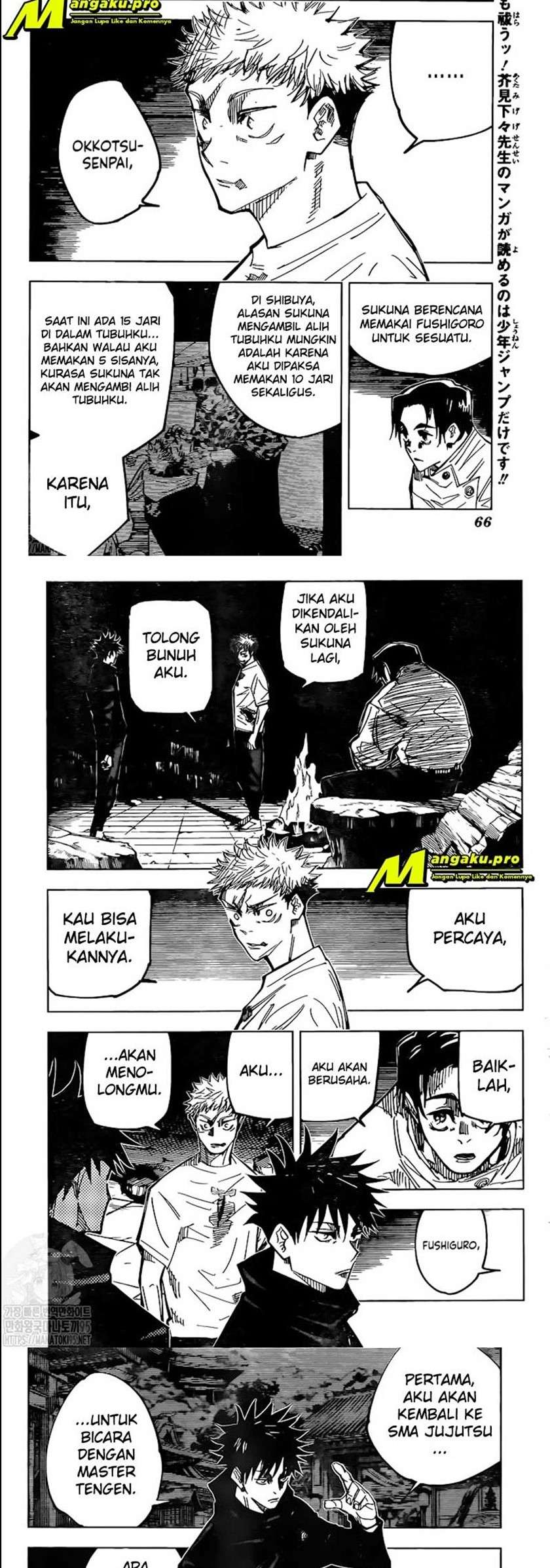 Manga Jujutsu Kaisen Chapter 144 gambar 2