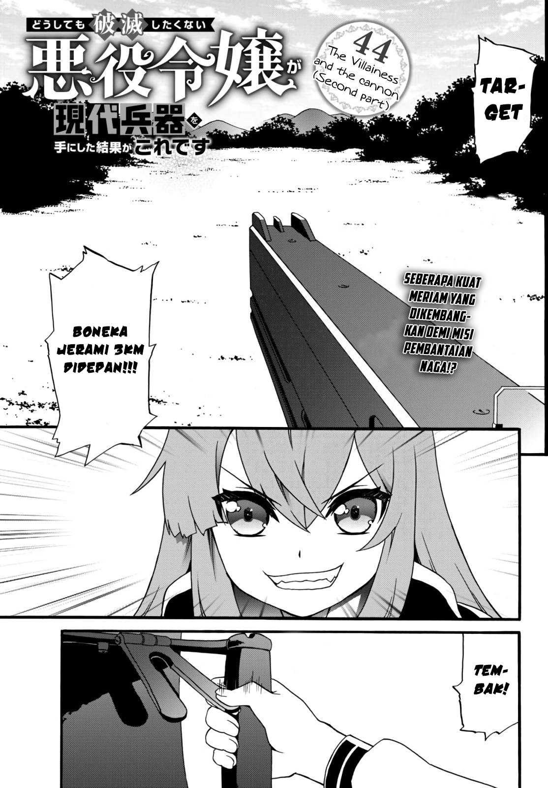 Manga The Villainess Will Crush Her Destruction End Through Modern Firepower Chapter 44 gambar 2