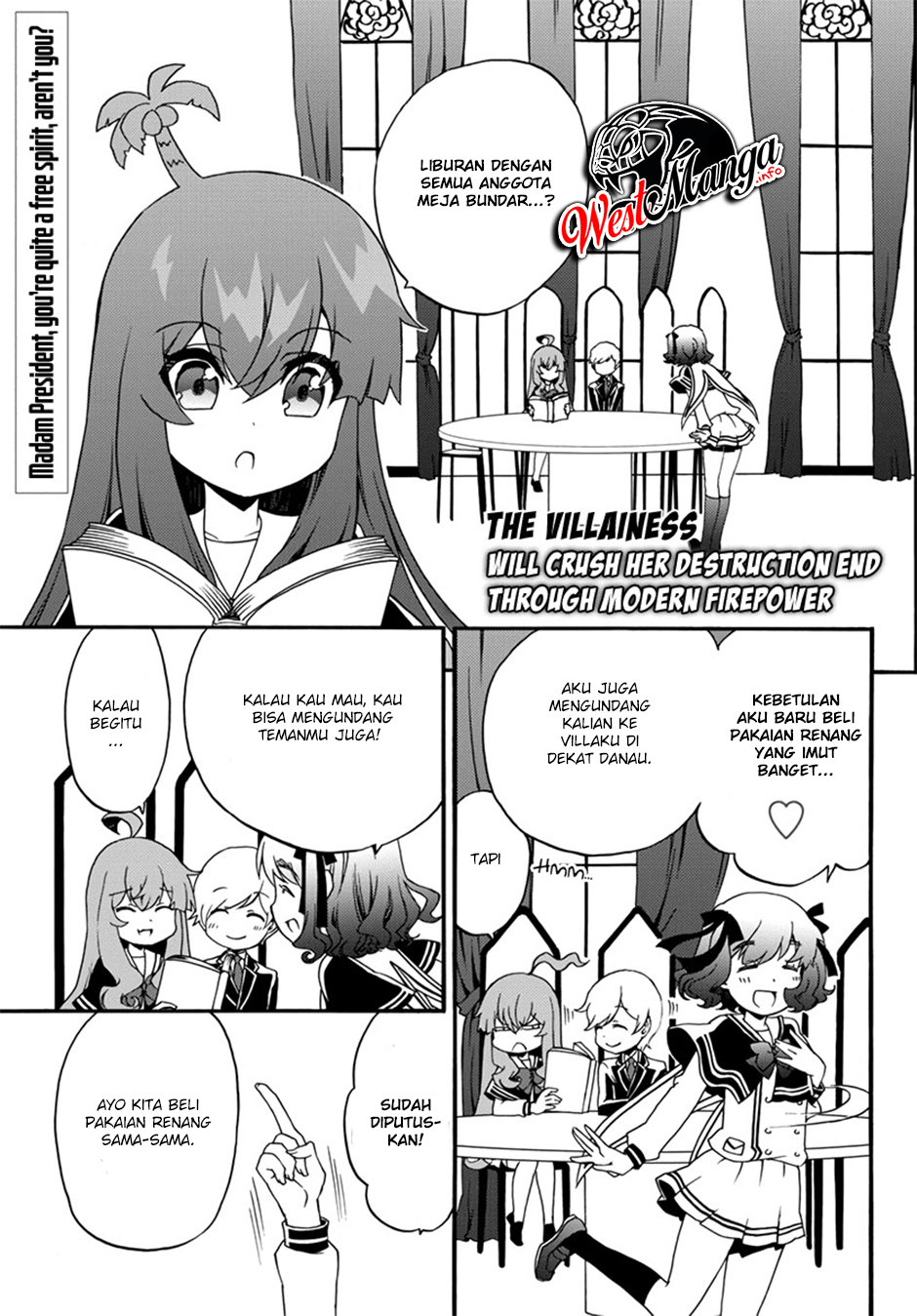 Manga The Villainess Will Crush Her Destruction End Through Modern Firepower Chapter 45 gambar 2