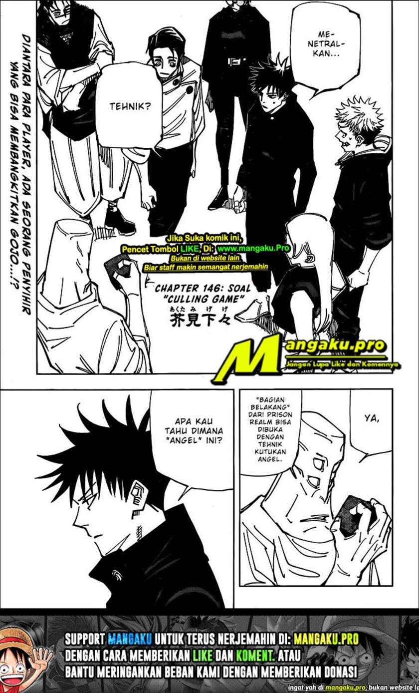 Manga Jujutsu Kaisen Chapter 146 gambar 2