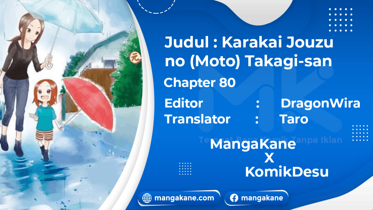 Manga Karakai Jouzu no (Moto) Takagi-san Chapter 80 gambar 2