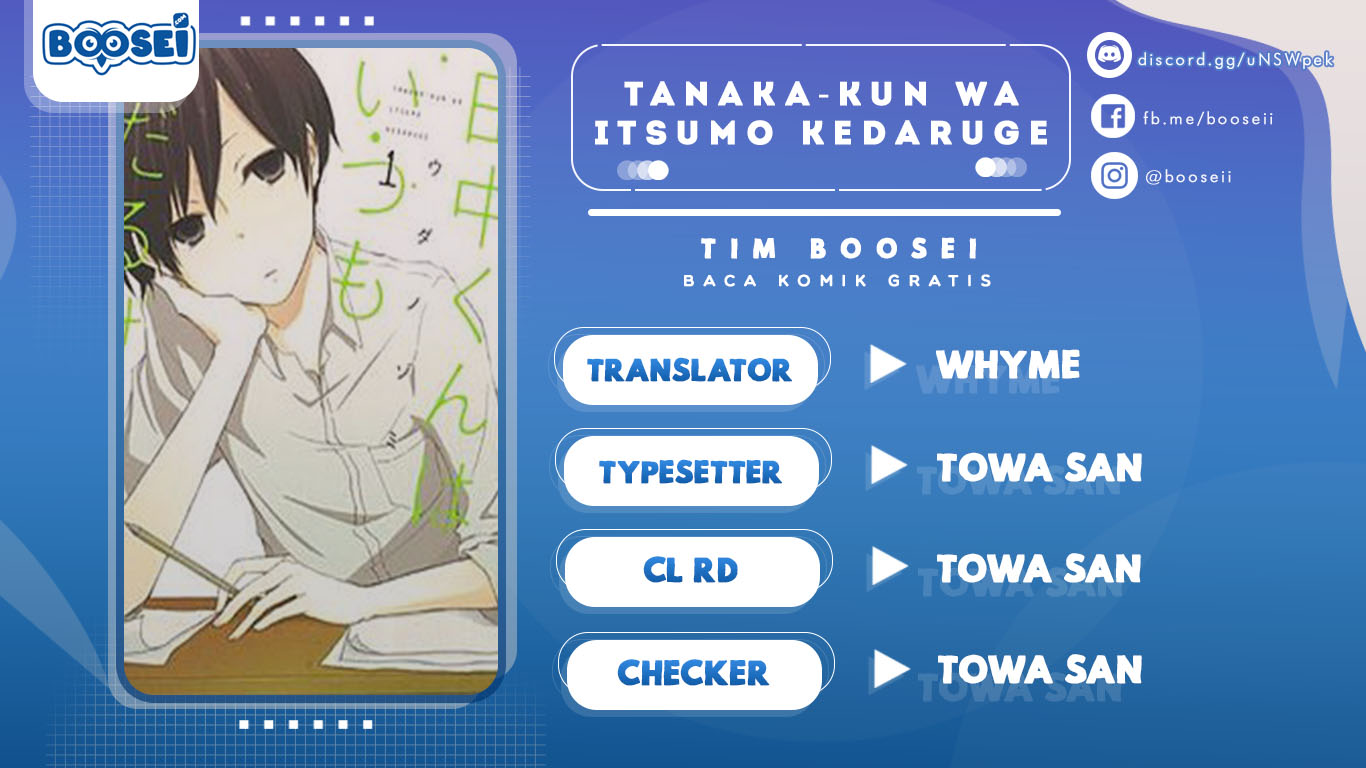 Komik Tanaka-kun wa Itsumo Kedaruge Chapter 37 gambar 1