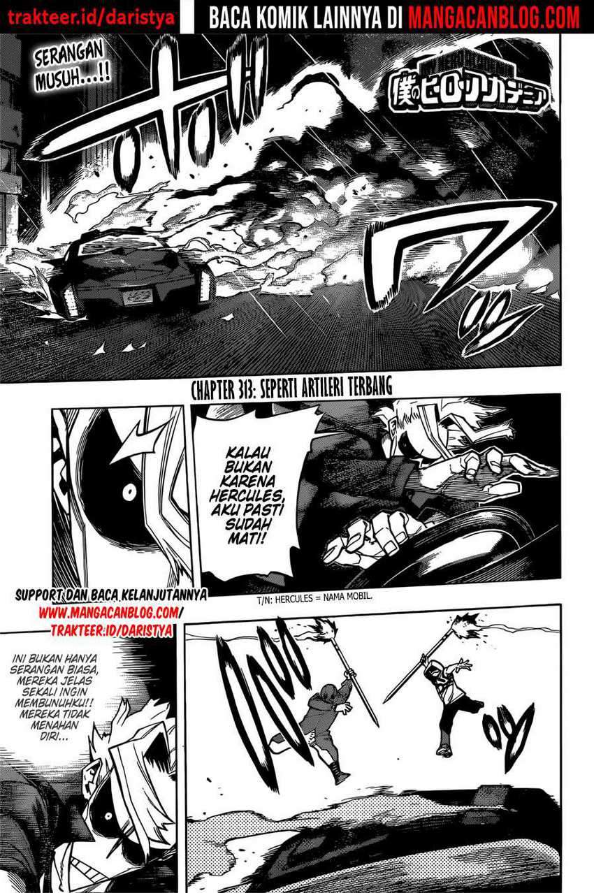 Komik Boku no Hero Academia Chapter 313 gambar 1