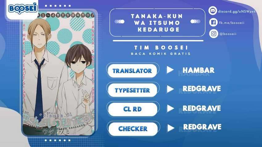Komik Tanaka-kun wa Itsumo Kedaruge Chapter 68 gambar 1