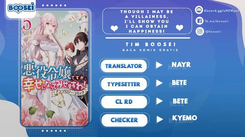 Komik Though I May Be a Villainess, I’ll Show You I Can Obtain Happiness! Chapter 26 gambar 1