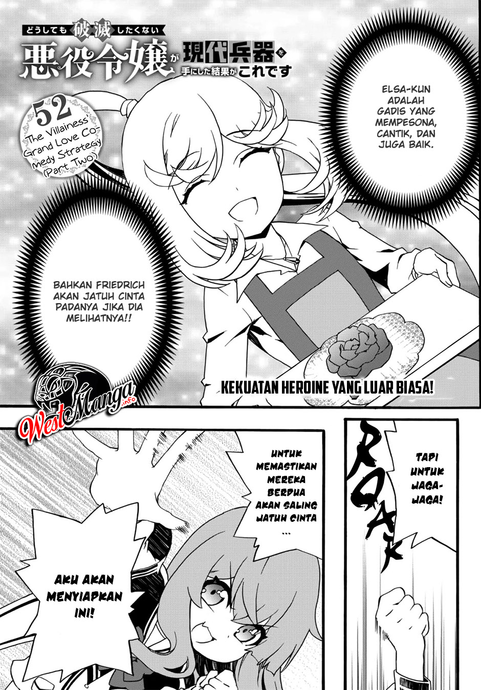 Manga The Villainess Will Crush Her Destruction End Through Modern Firepower Chapter 52 gambar 2