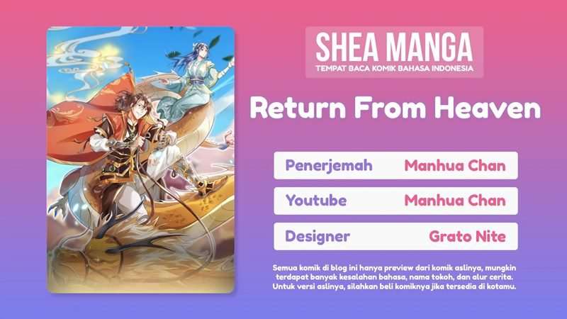 Komik I Return From The Heavens Chapter 01 gambar 1