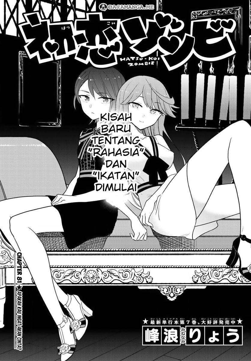 Manga Hatsukoi Zombie Chapter 81 gambar 2
