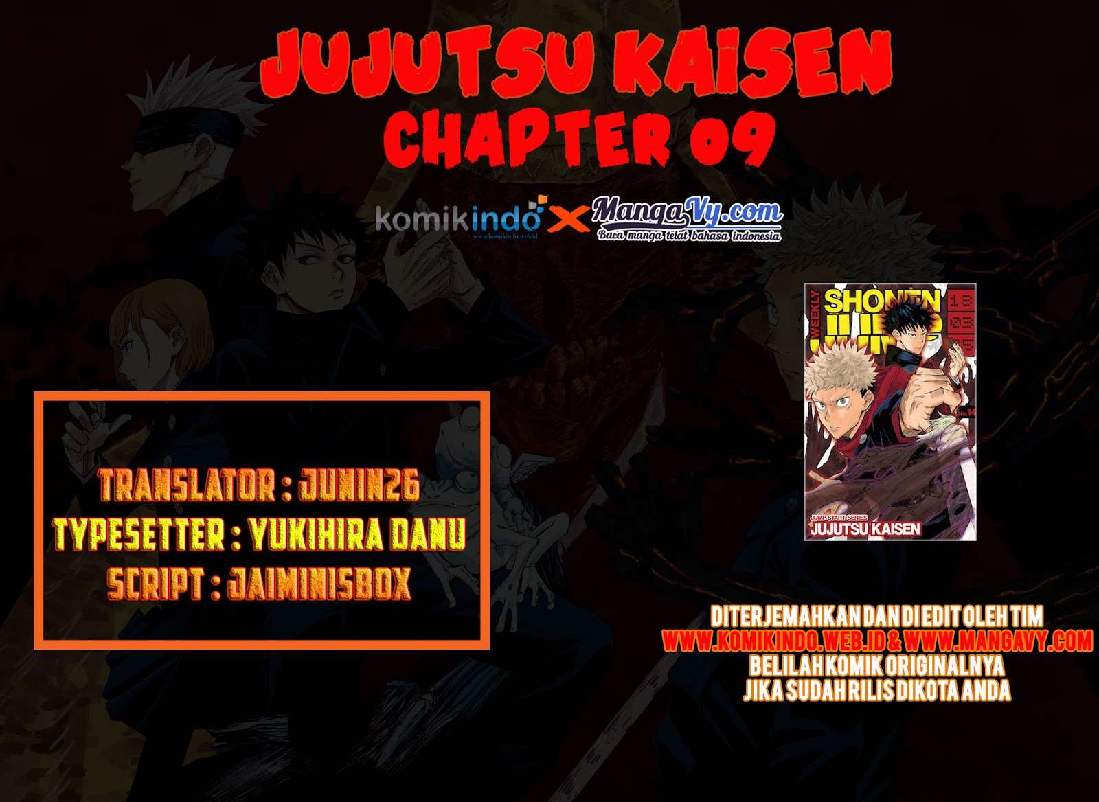 Komik Jujutsu Kaisen Chapter 9 gambar 1