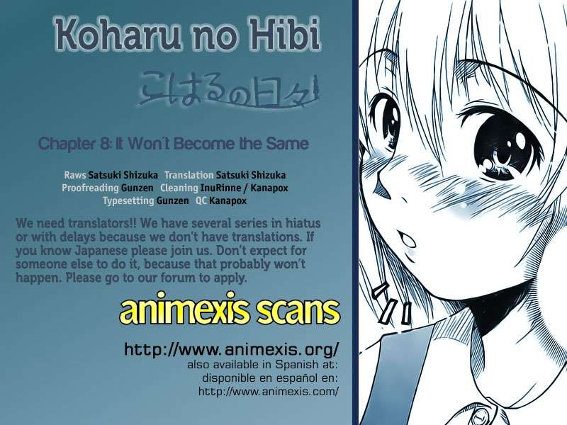 Koharu no Hibi Chapter 8 Gambar 37