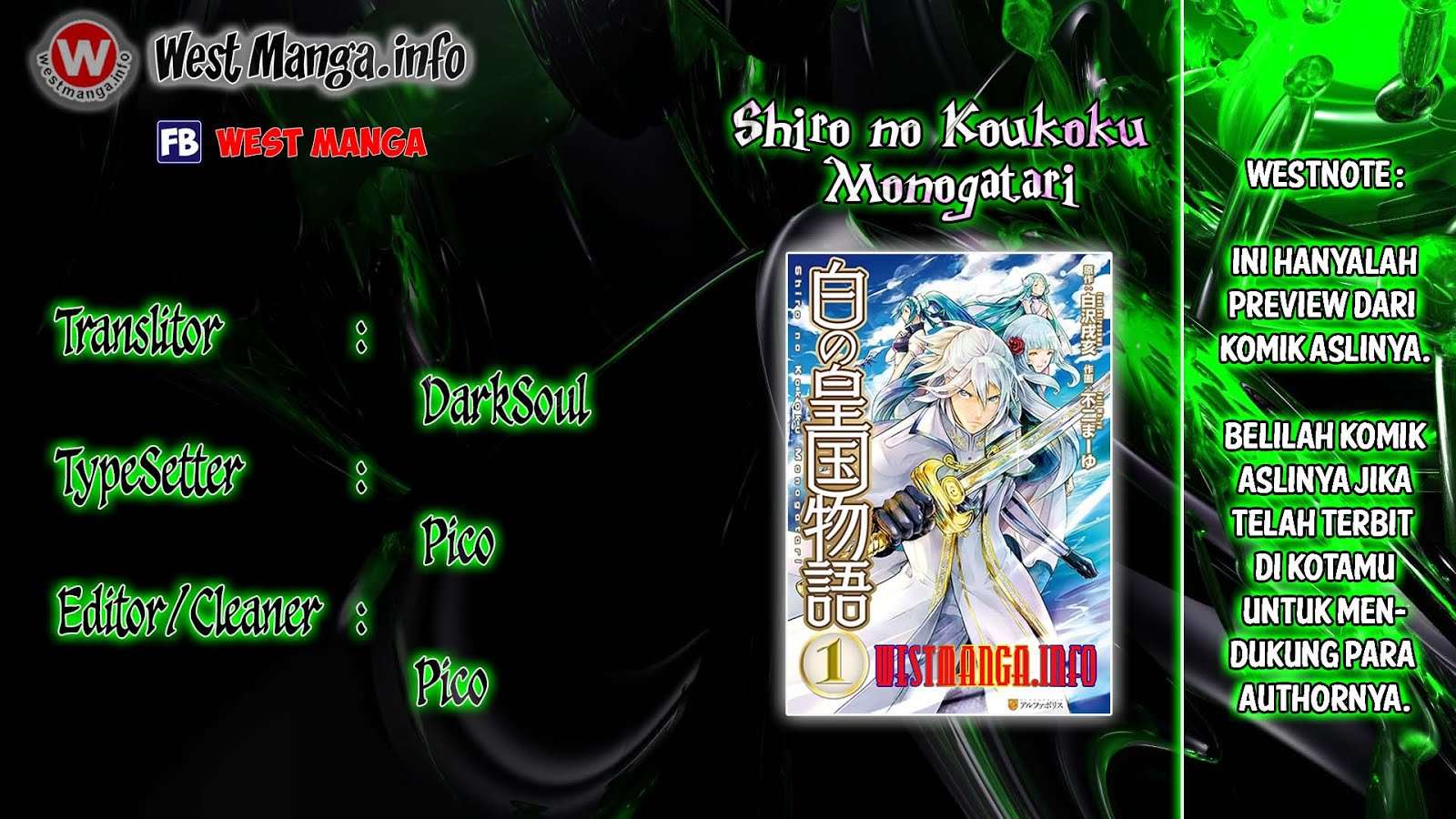 Komik Shiro no Koukoku Monogatari Chapter 46 gambar 1