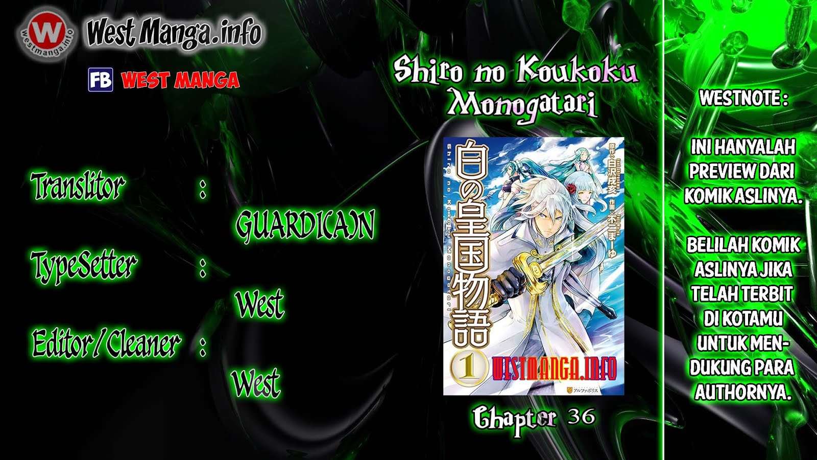 Manga Shiro no Koukoku Monogatari Chapter 36 gambar 2