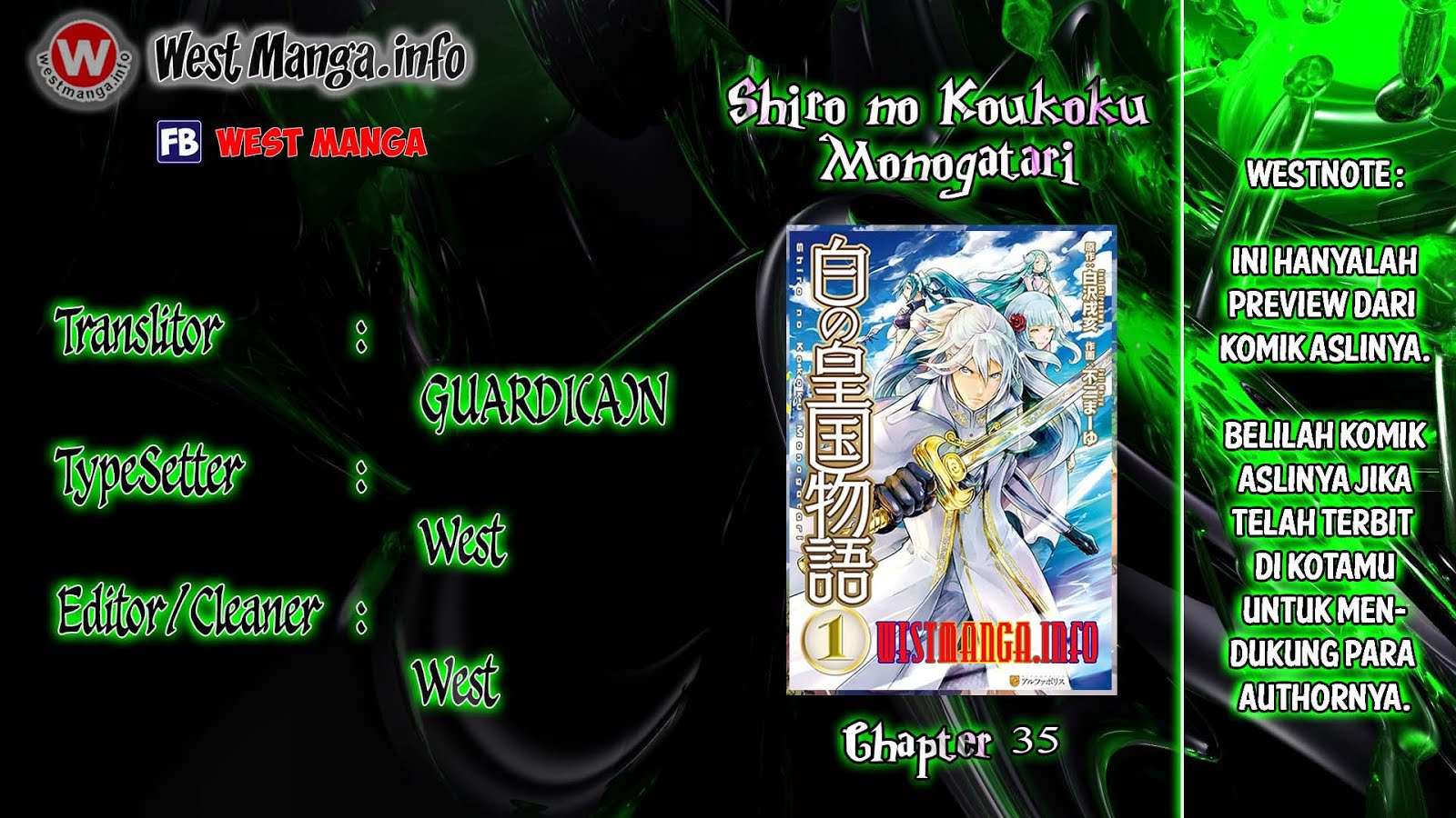 Manga Shiro no Koukoku Monogatari Chapter 35 gambar 2