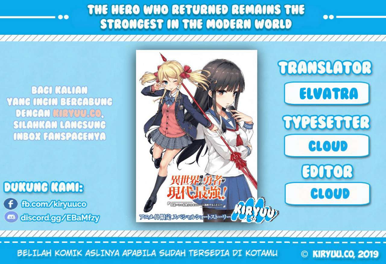 Manga The Hero Who Returned Remains the Strongest in the Modern World Chapter 2.2 gambar 2