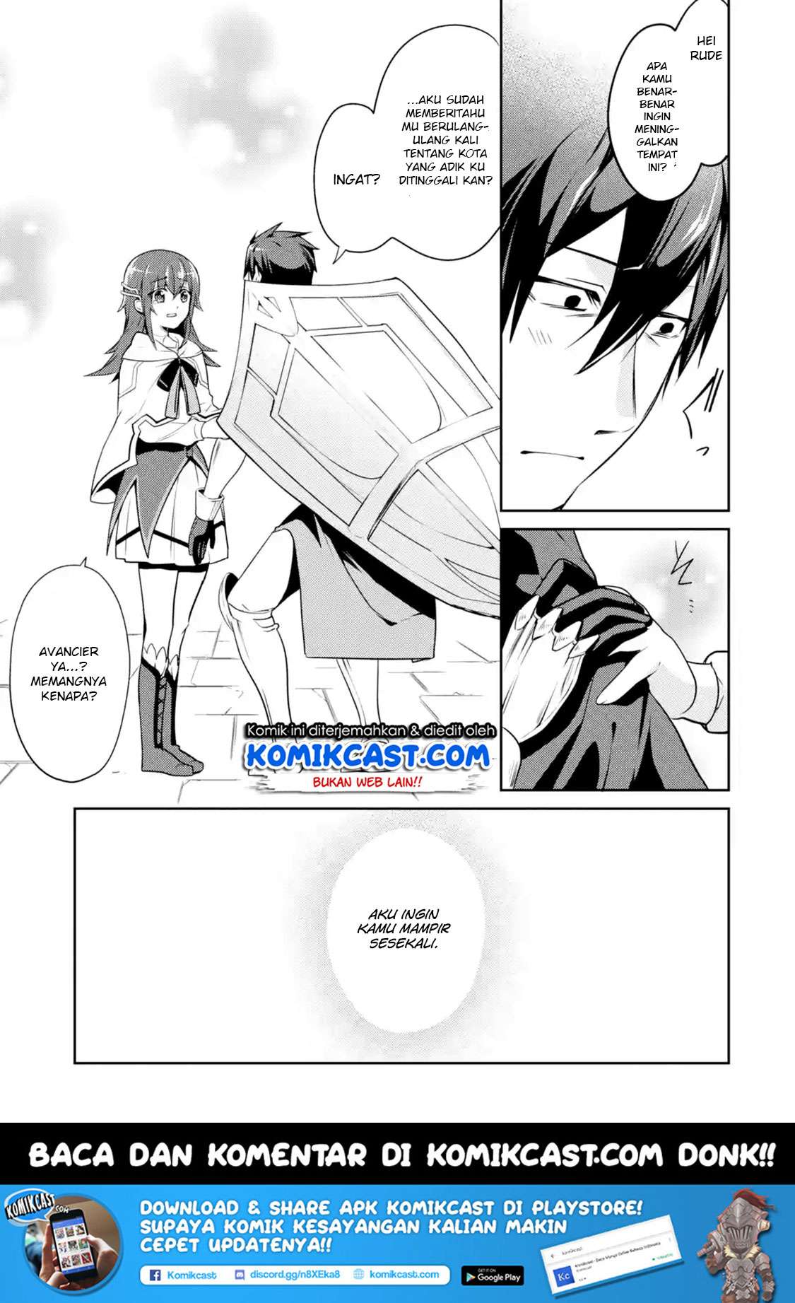 Manga The Labyrinth Raids of the Ultimate Tank ~The Tank Possessing a Rare 9,999 Endurance Skill was Expelled from the Hero Party~ Chapter 1.3 gambar 2